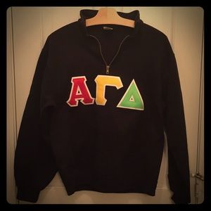 Alpha Gamma Delta Quarter-Zip Sweatshirt